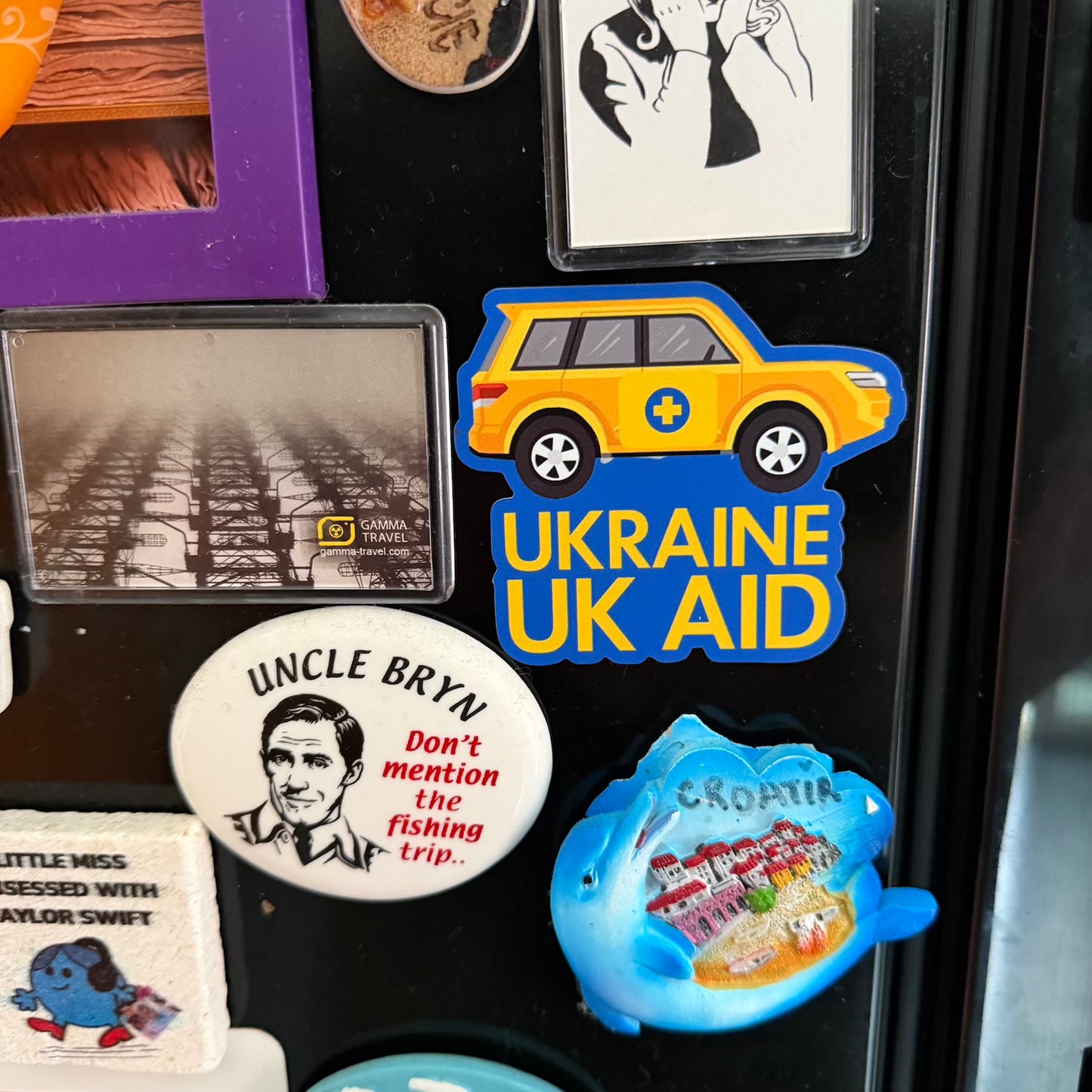 Official Ukraine UK Aid Fridge Magnet – Limited Production Run