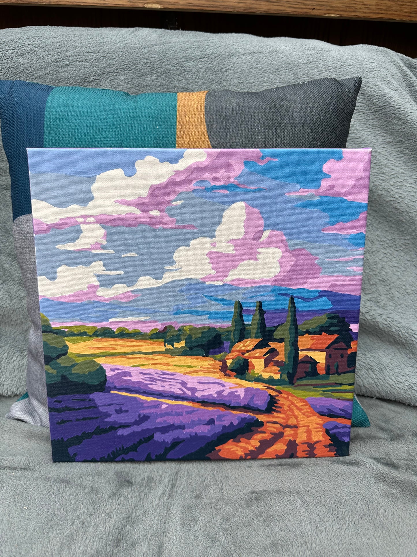 Beautiful Handmade Canvas Painting "Sunset"