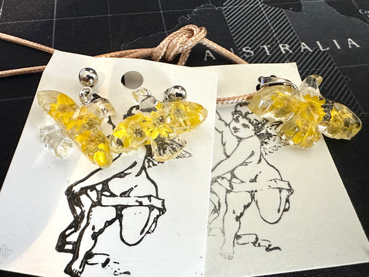 Acrylic Necklace and Earrings