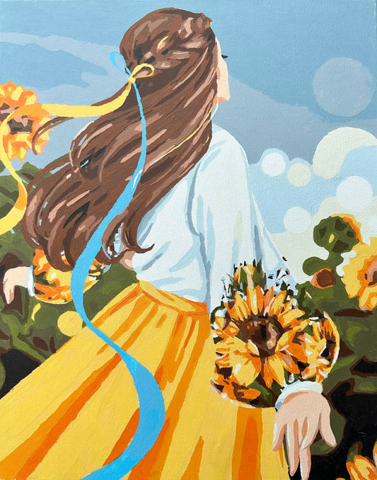 Canvas and Oils "My Blooming Ukraine"