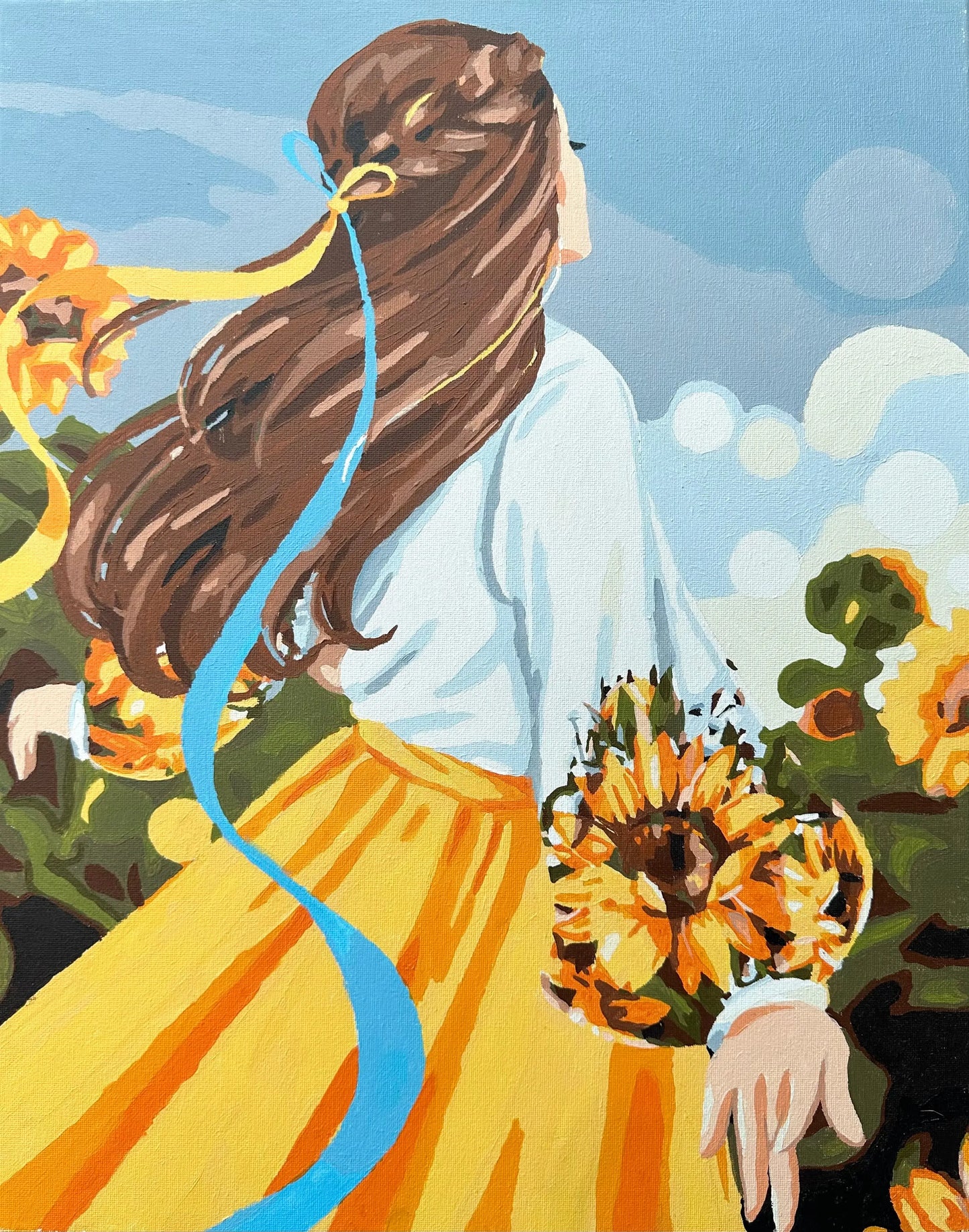 Canvas and Oils "My Blooming Ukraine" Olena