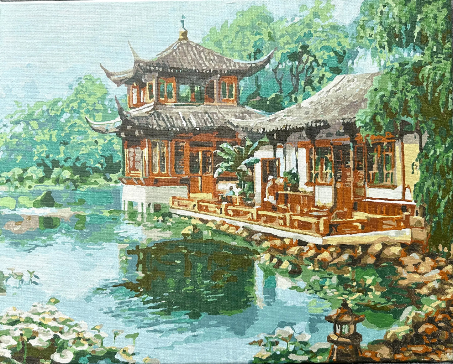 Canvas and Oils "Temple" Olena