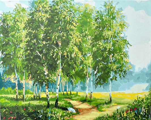 Canvas and Oils "Peaceful place"