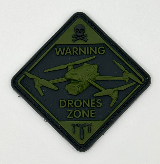 Morale Patch "Warning Drones Zone"