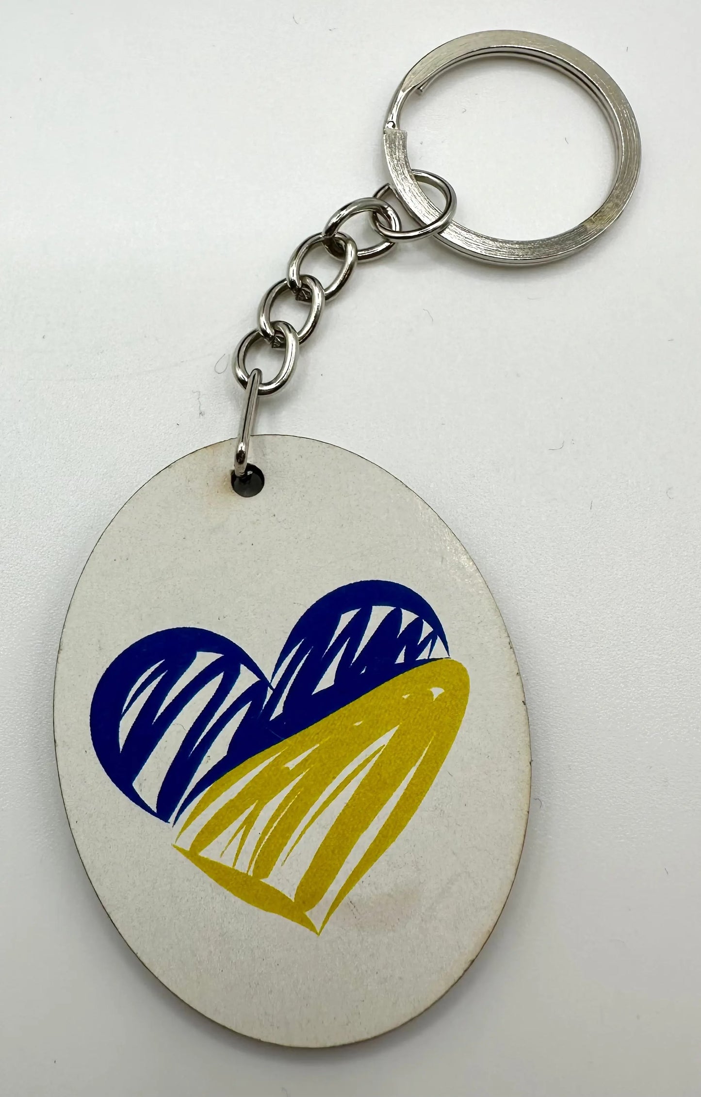 Acrylic Keyring Ukraine UK Aid
