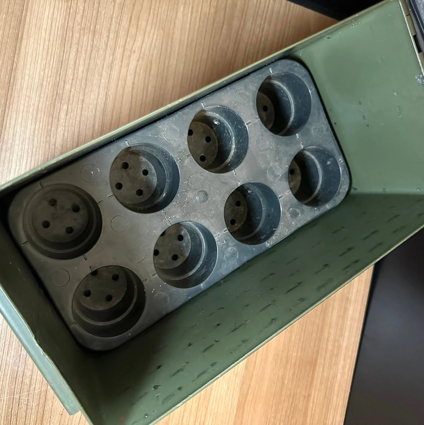 Painted Ammunition Metal Box Olena