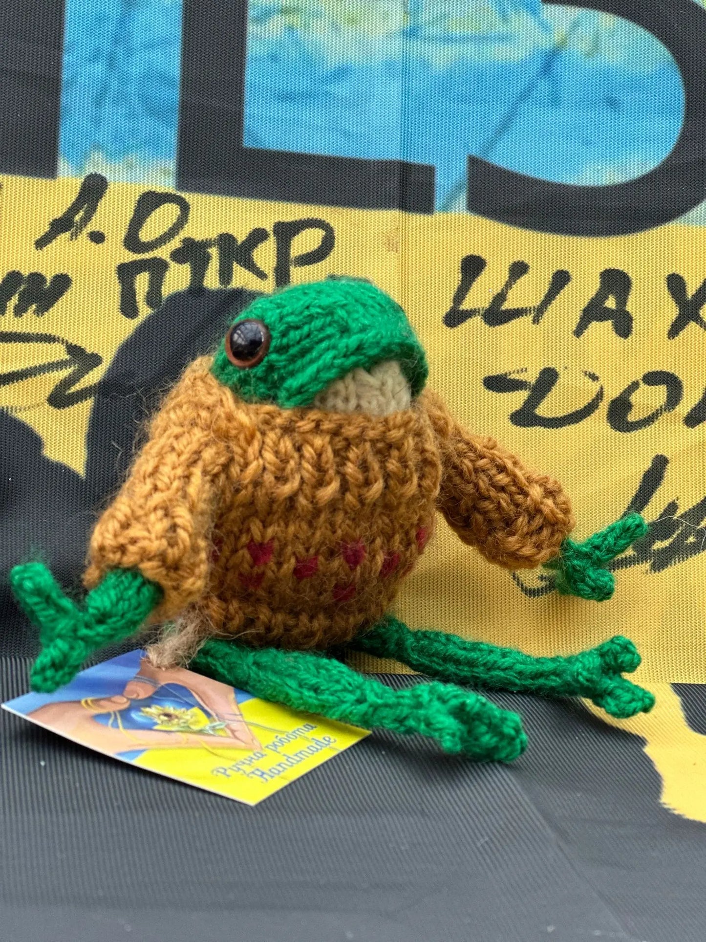 FROGS! Larry the Lurrrve Frog! Ukraine UK Aid