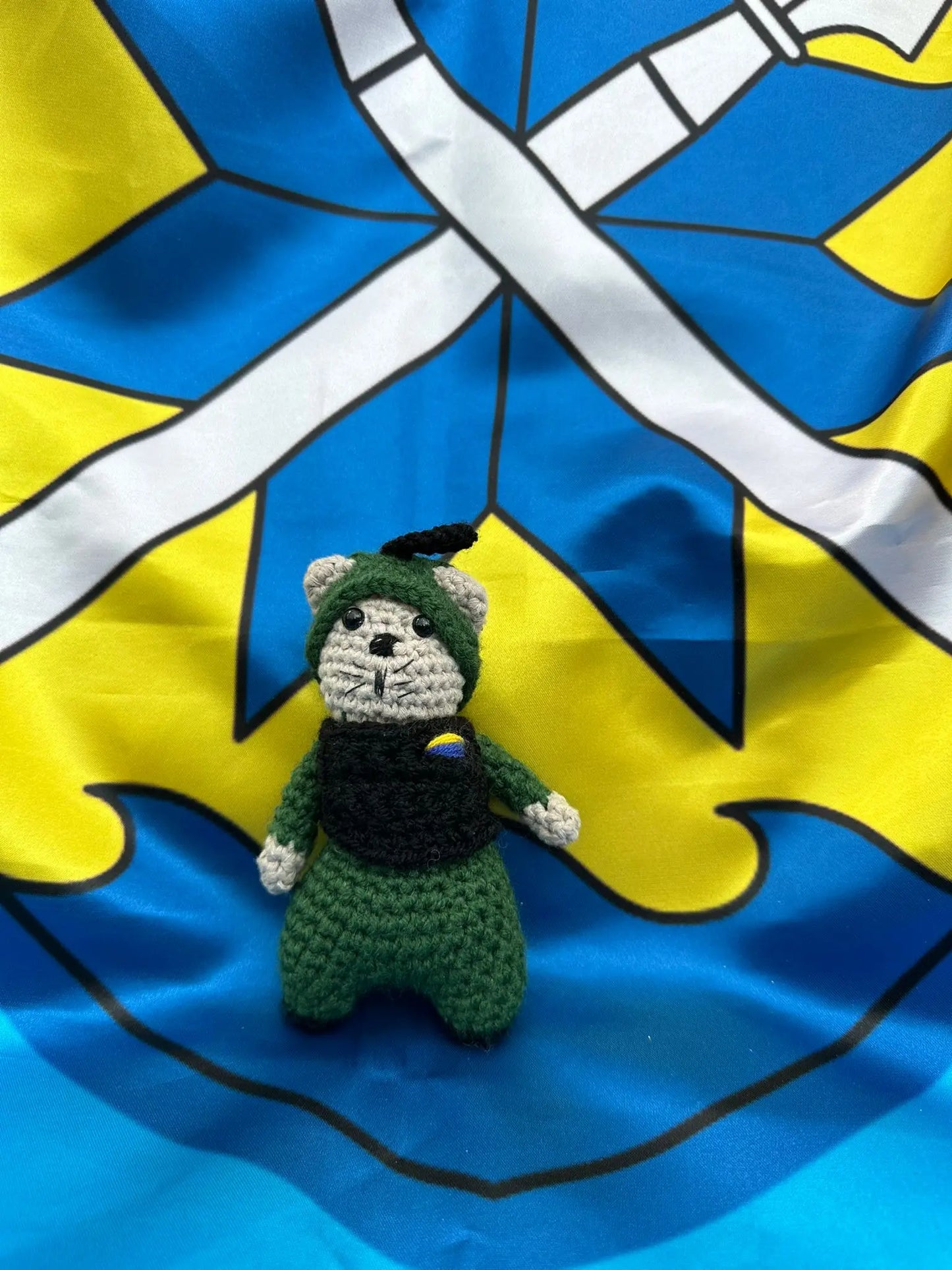 Miniature Battle Kitty! Ukraine UK Aid