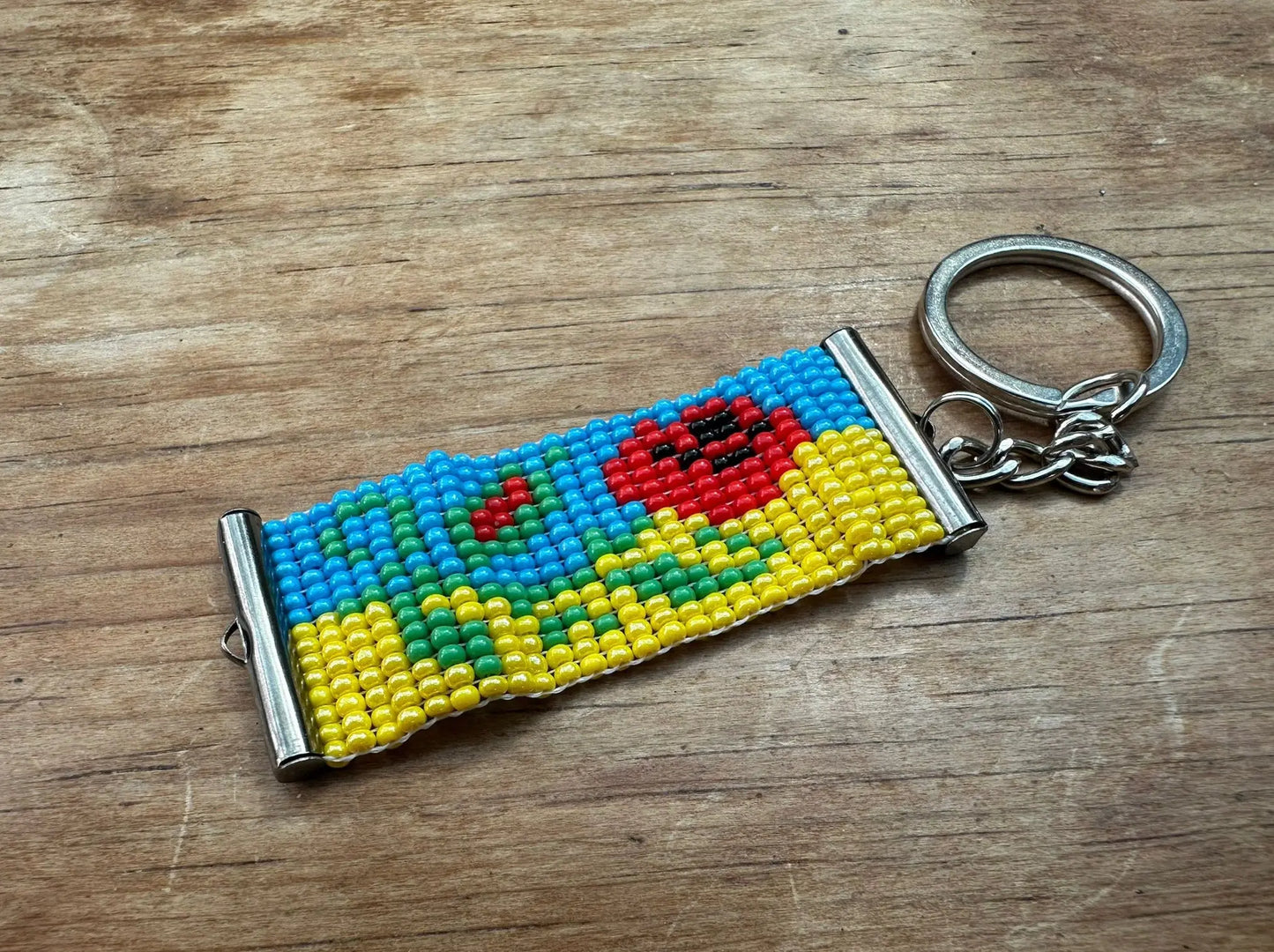 Beautifully Handmade Keyring Ukraine UK Aid