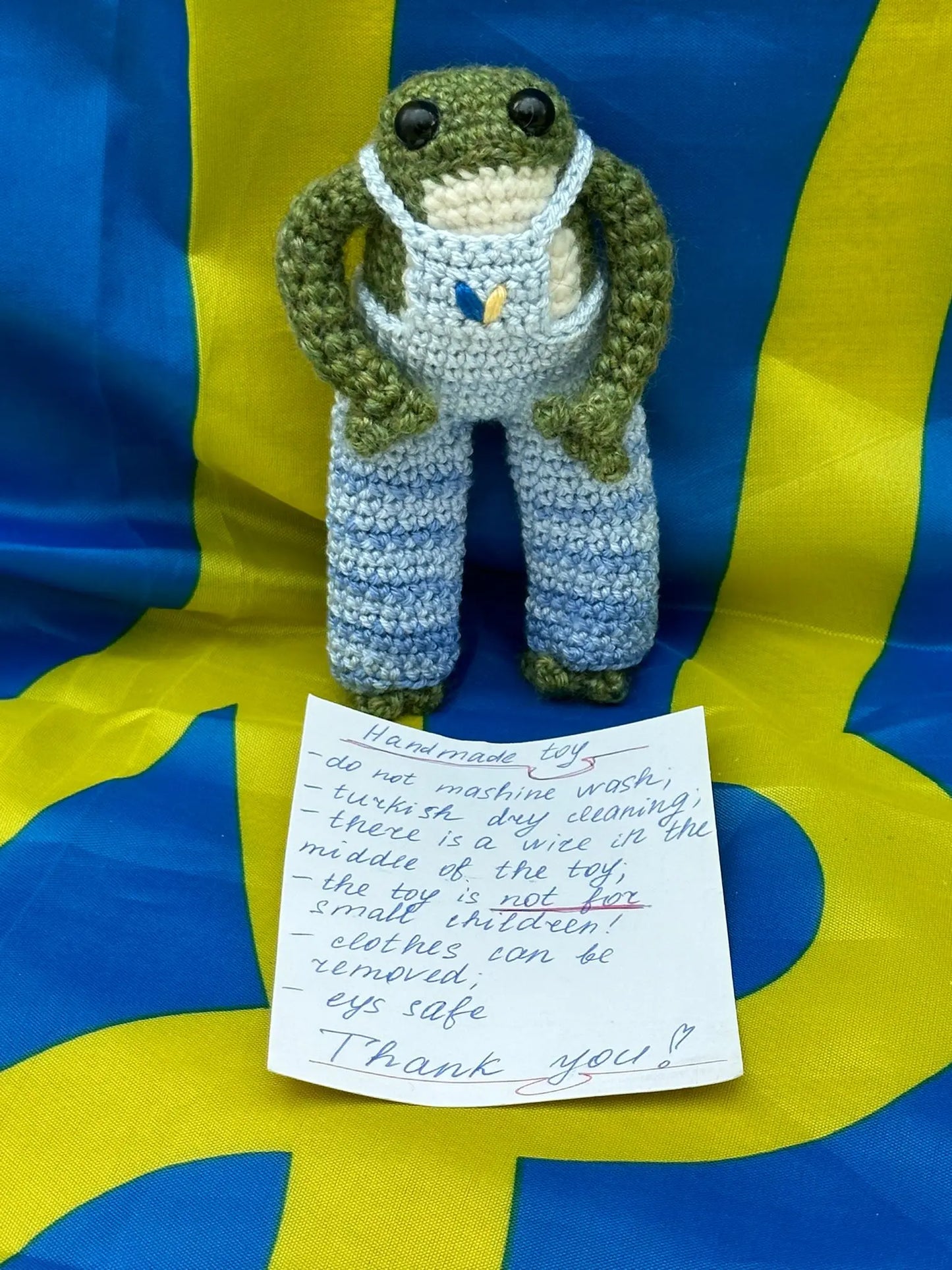 FROGS! Don’t wash me Frog! Ukraine UK Aid