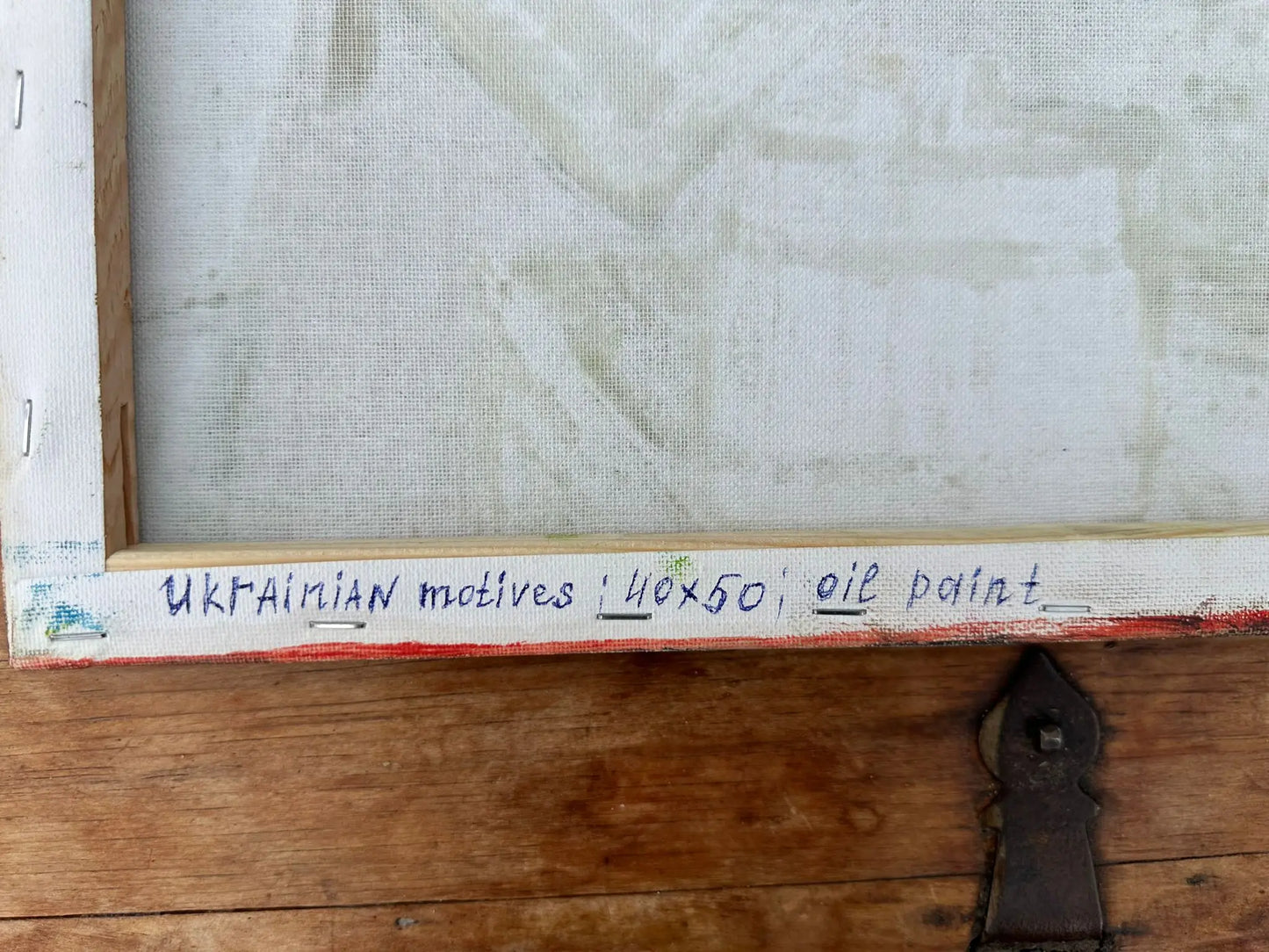 Beautiful Hand Painted Oil Painting on Canvas *Read Description* Ukraine UK Aid