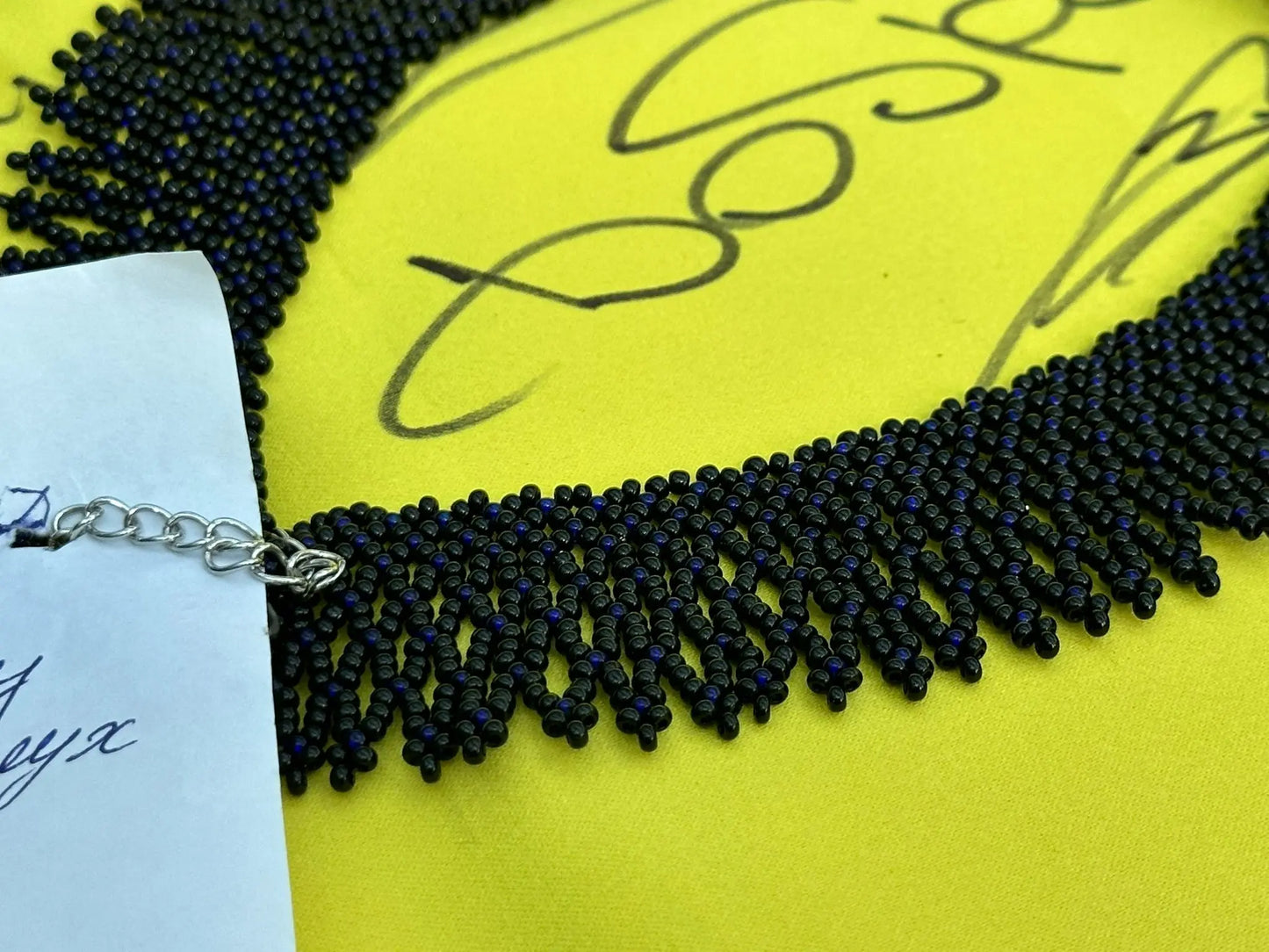 Handmade Bead Necklace from Ivankiv Ukraine UK Aid