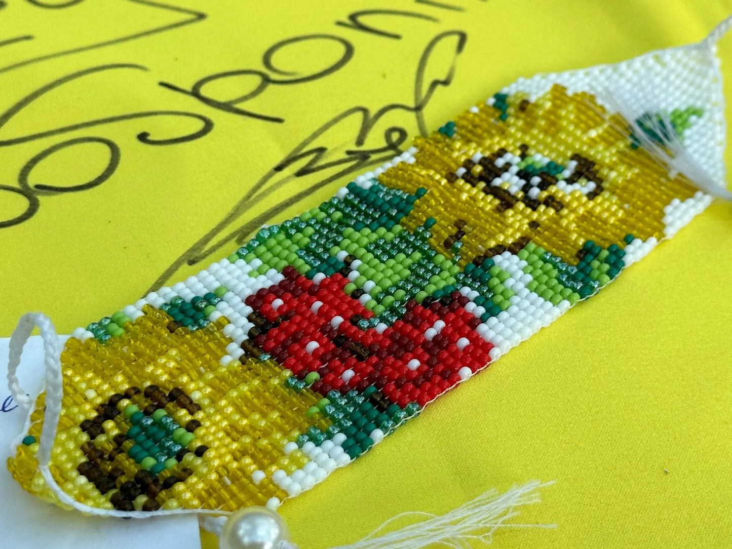 Handmade Bead Bracelet from Ivankiv Ukraine UK Aid