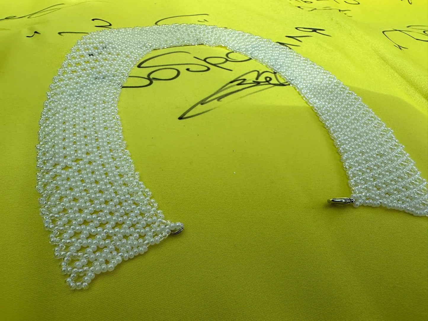 Handmade Bead Necklace from Ivankiv Ukraine UK Aid