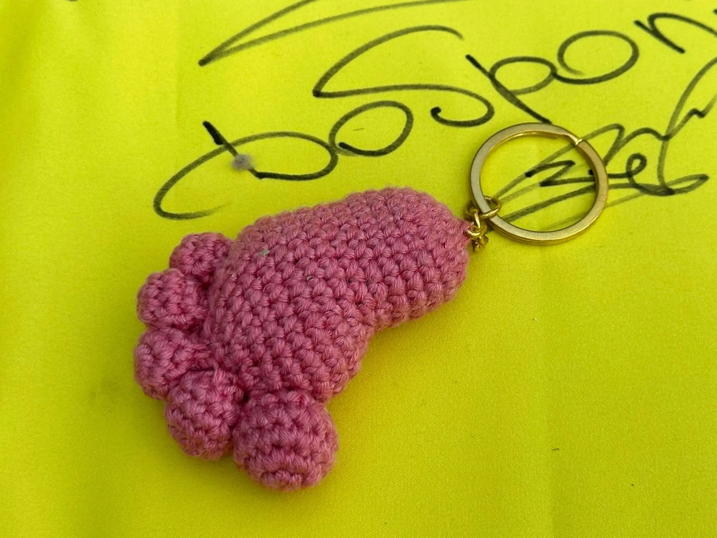 Handmade Foot Keyring Ukraine UK Aid