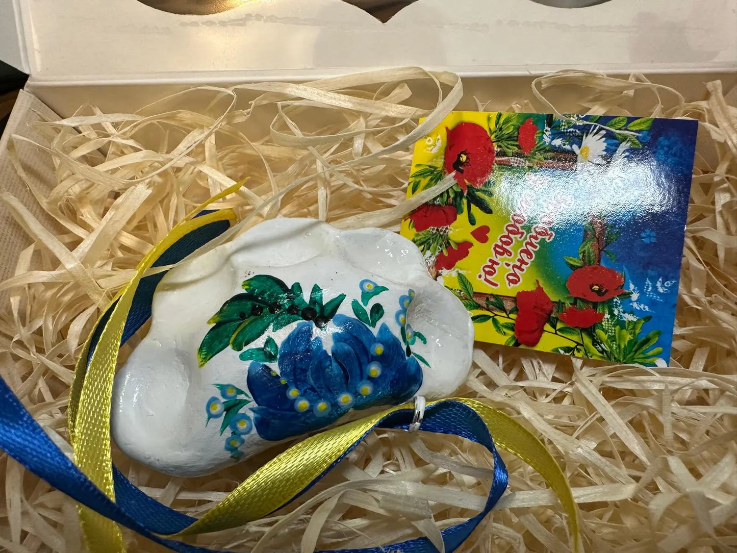 Handmade Petrykivka Painted Ceramic Ukrainian Dumplings Ukraine UK Aid