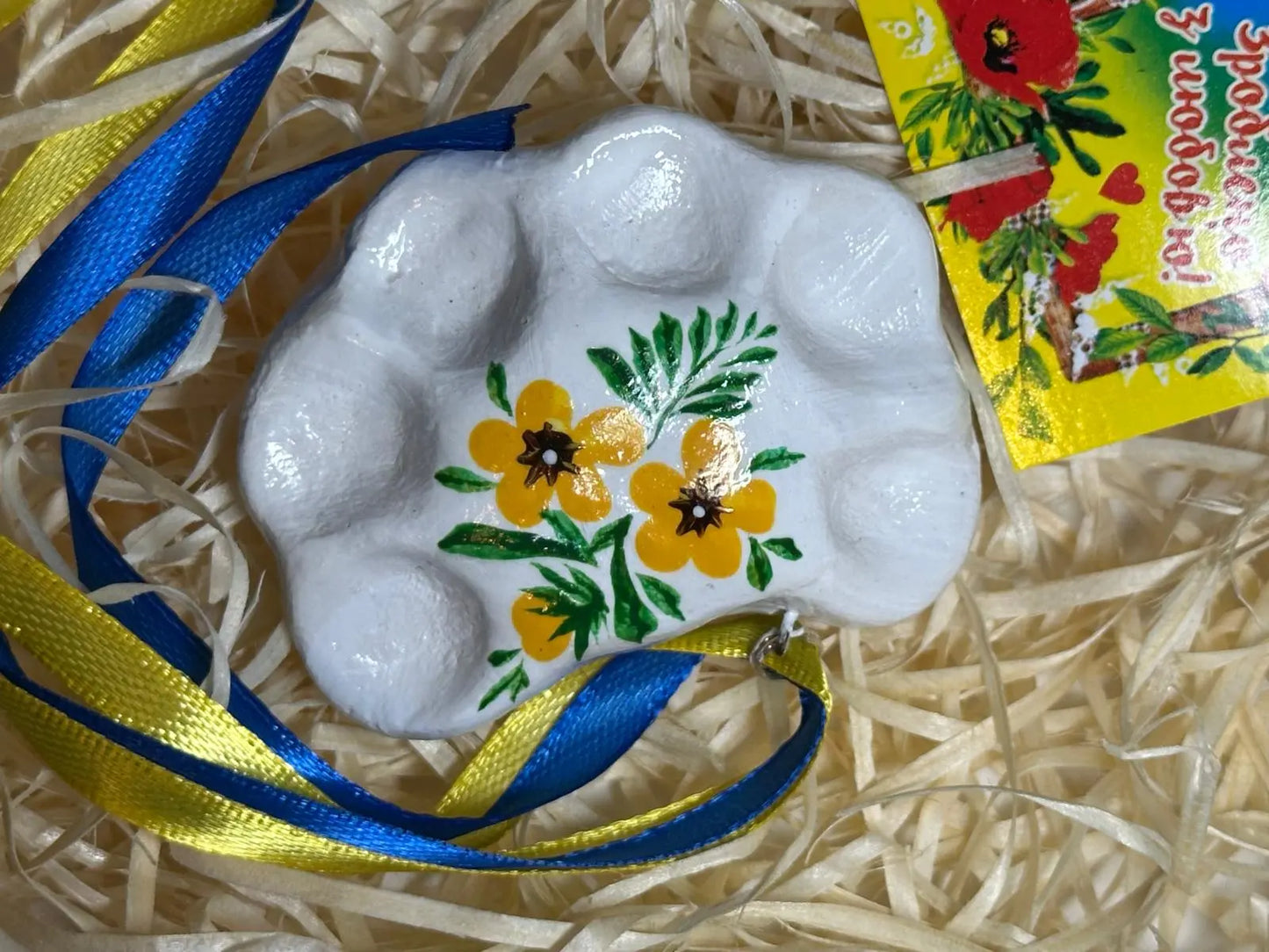 Handmade Petrykivka Painted Ceramic Ukrainian Dumplings Ukraine UK Aid