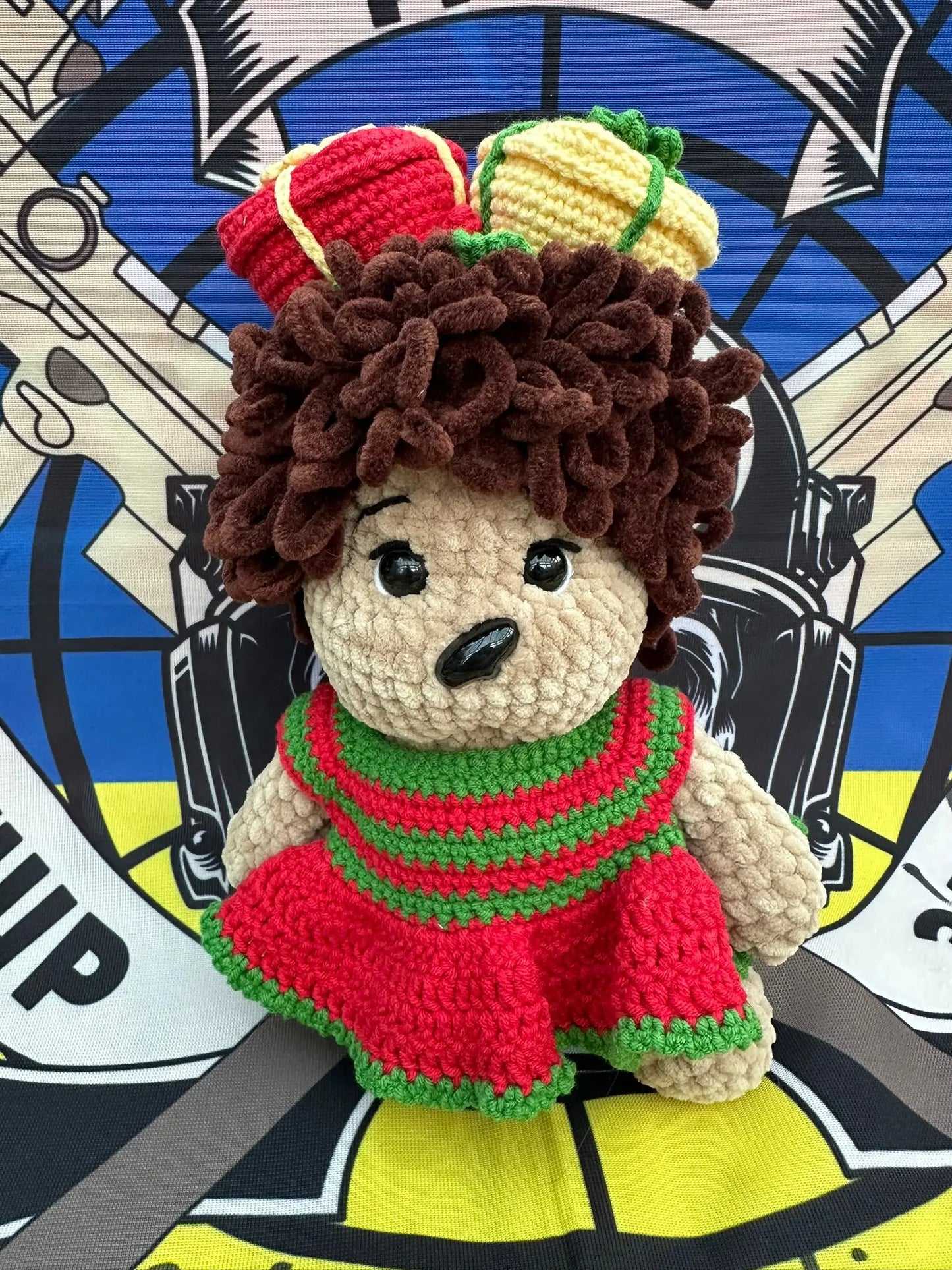 Cuddly Plush Toy (Afrodog!) Ukraine UK Aid