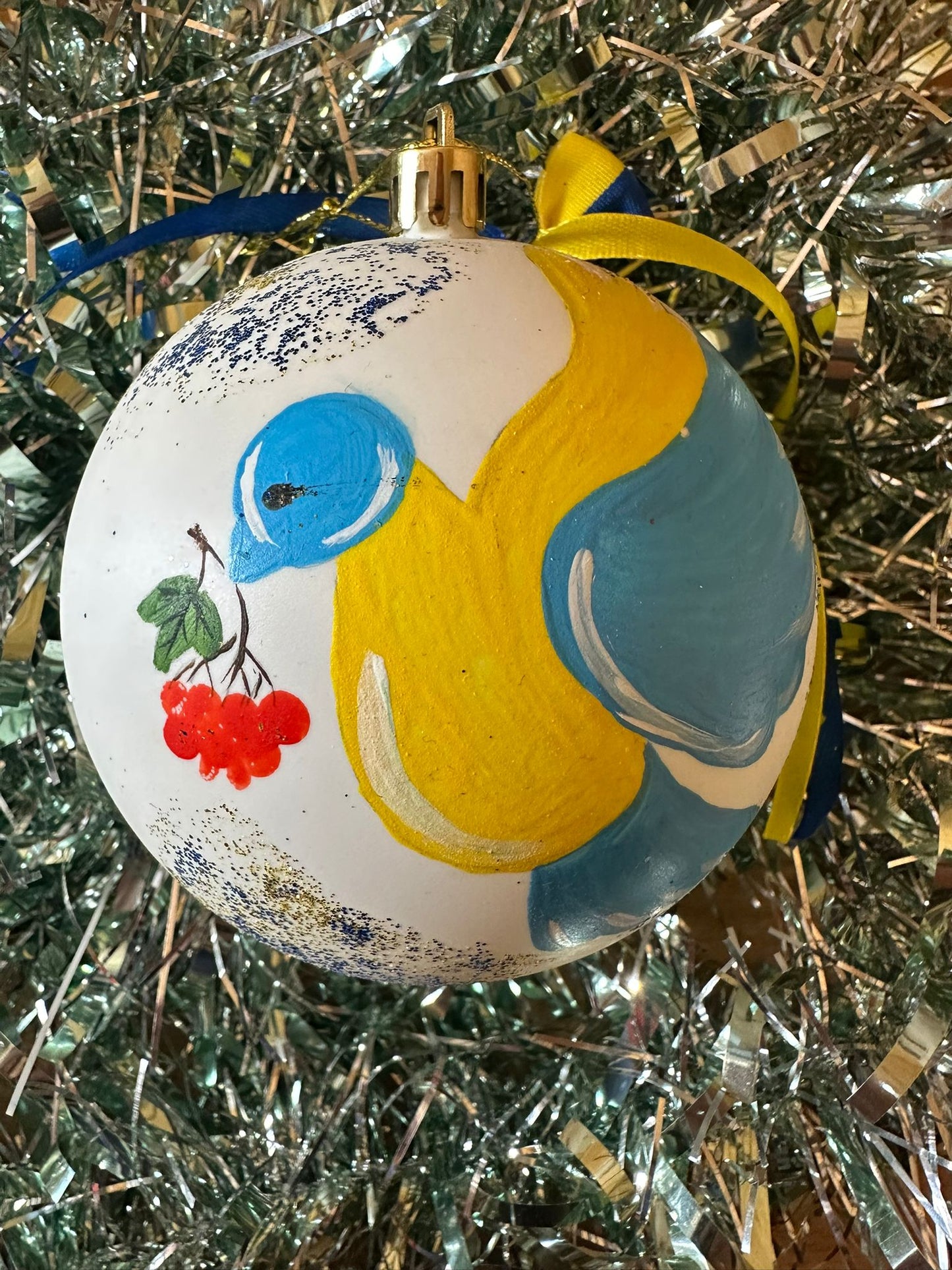 Hand Painted Christmas Bauble from Ukraine