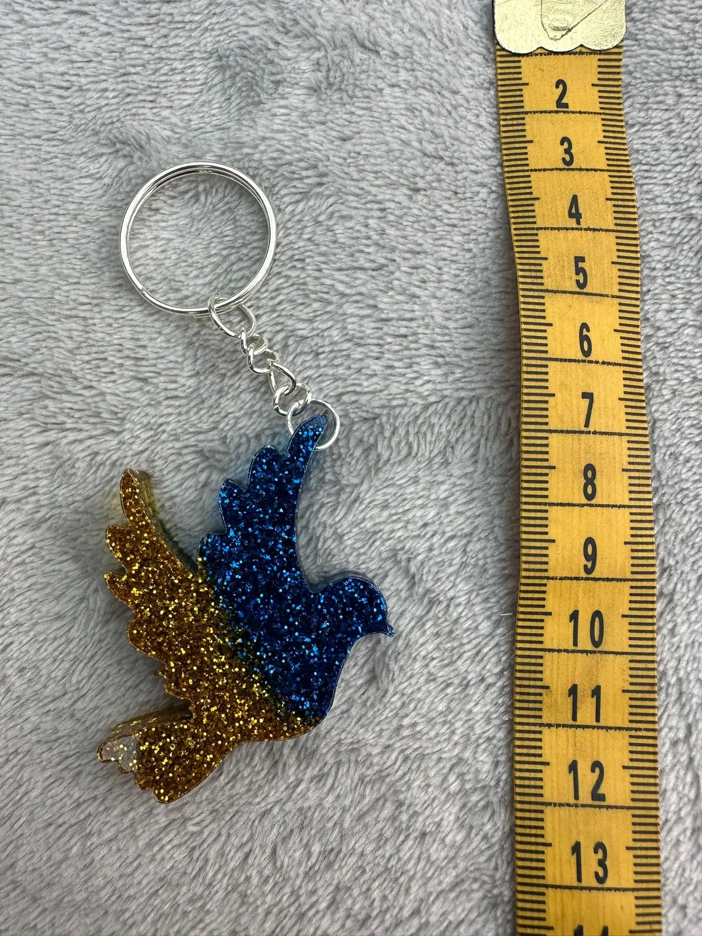 Ukrainian Peace Dove Keyring Ukraine UK Aid