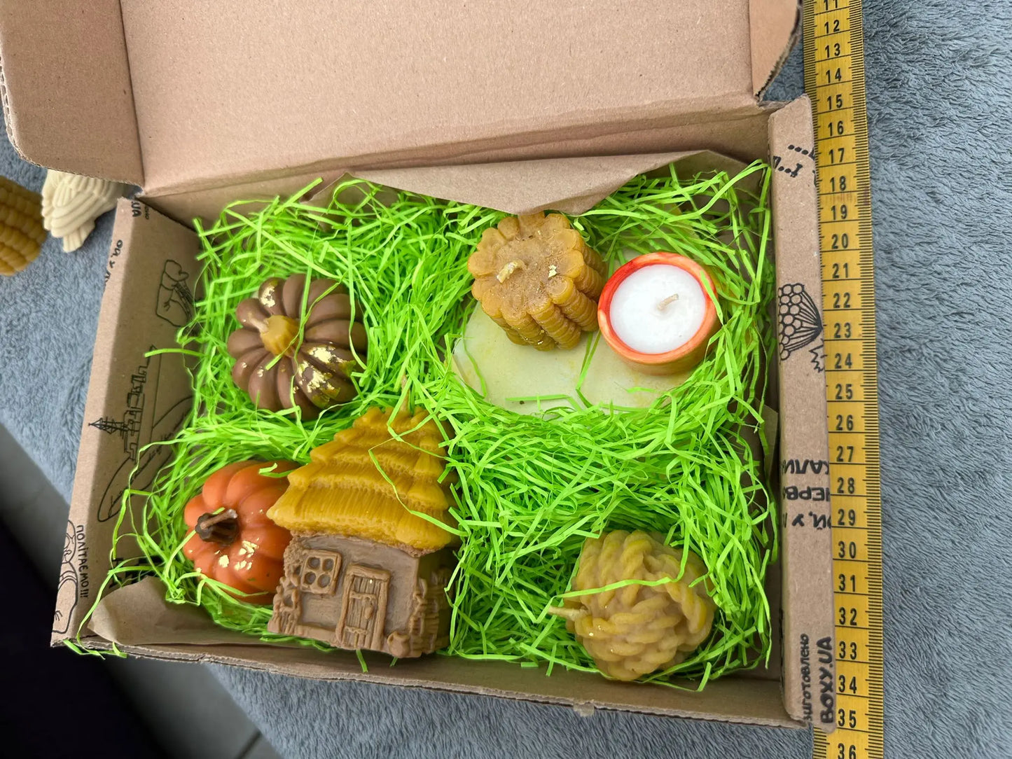 Pumpkin Candle Set Ukraine UK Aid