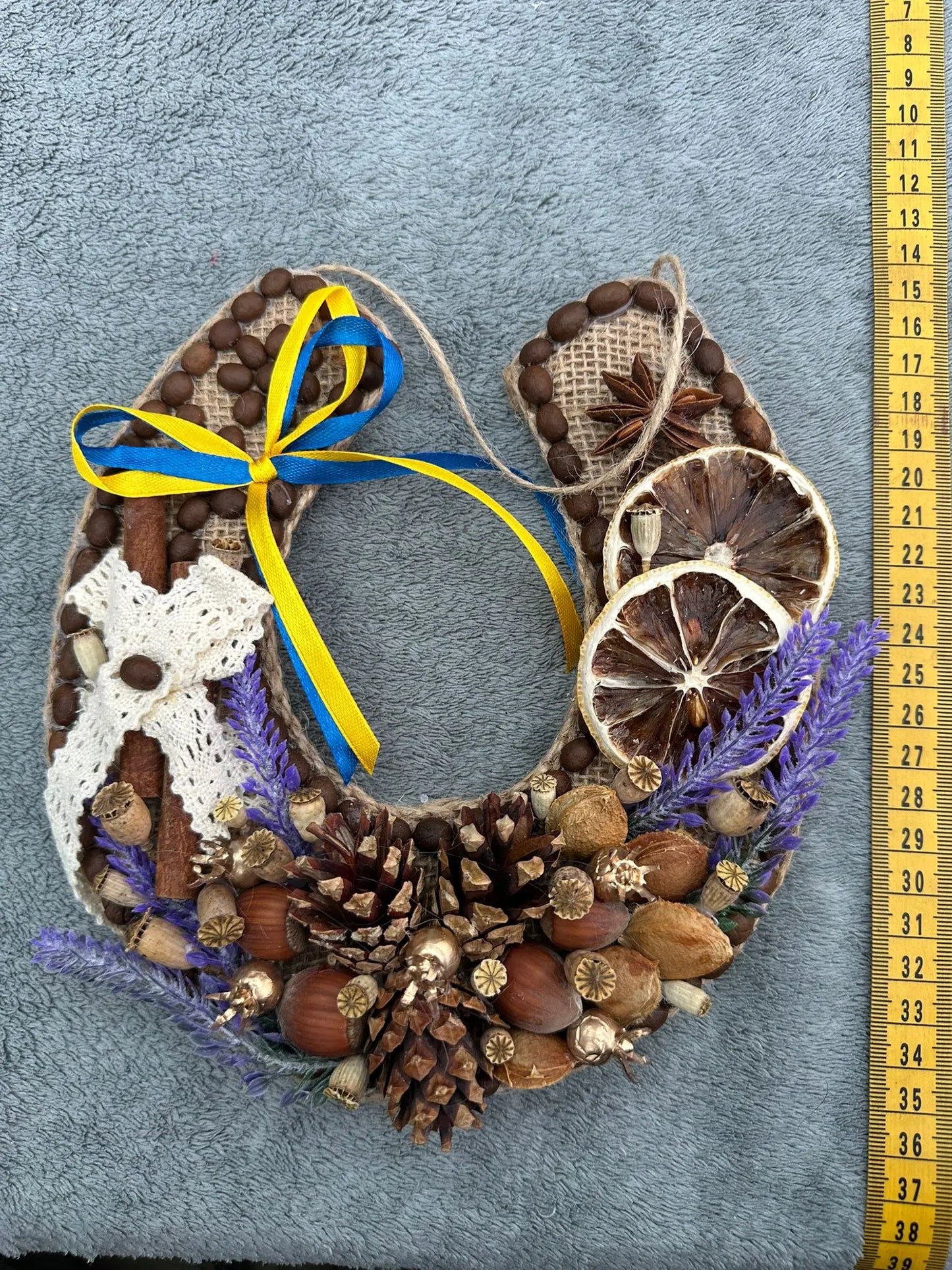 Ukrainian Lucky Horseshoe Decoration Ukraine UK Aid