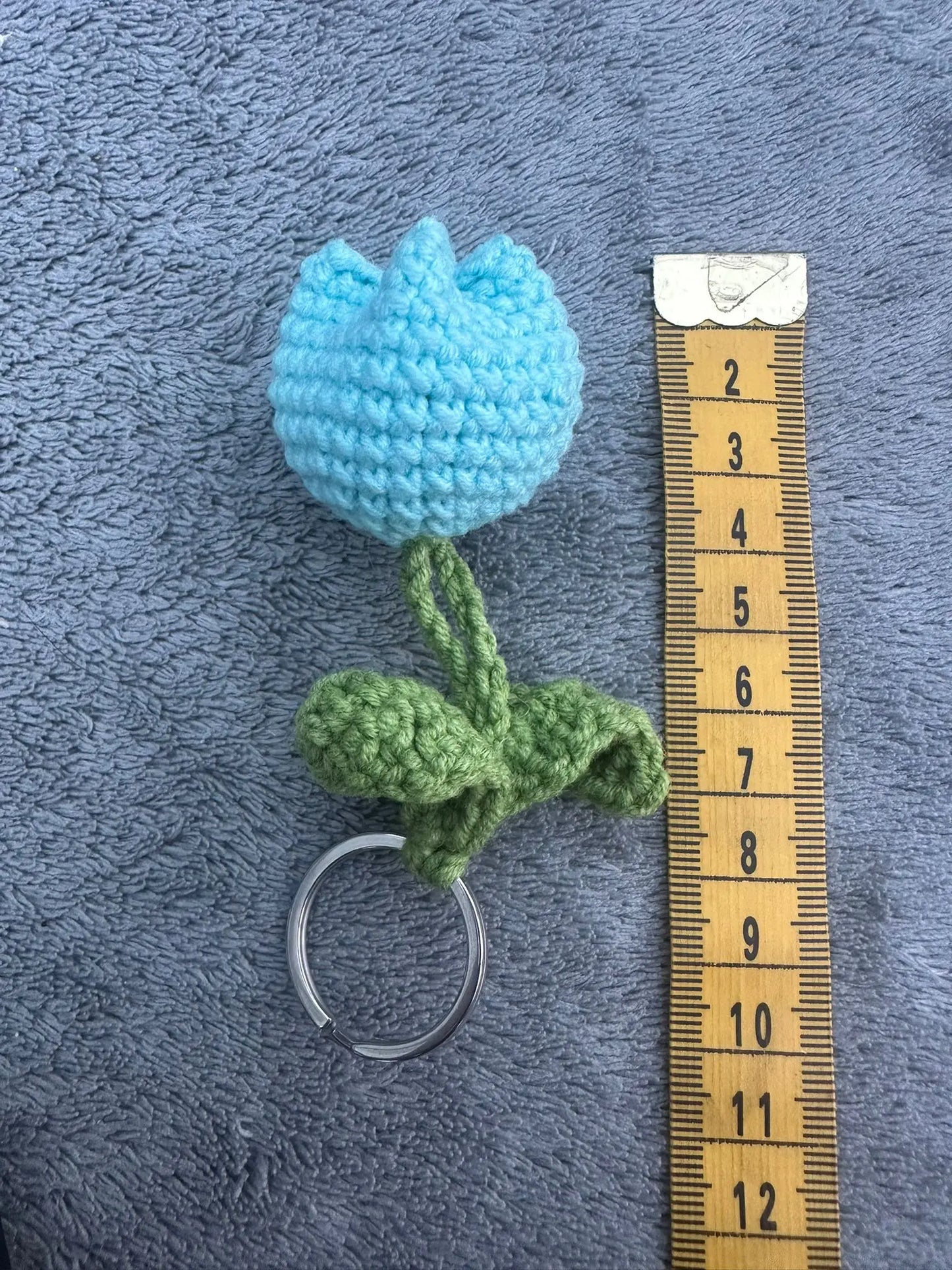Small Handmade Flower Keyring Ukraine UK Aid