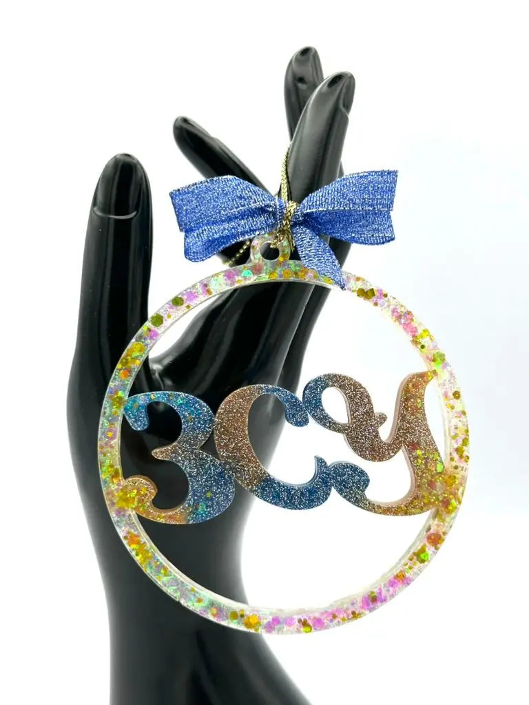 Acrylic Disc With 3CY Motto Ukraine UK Aid