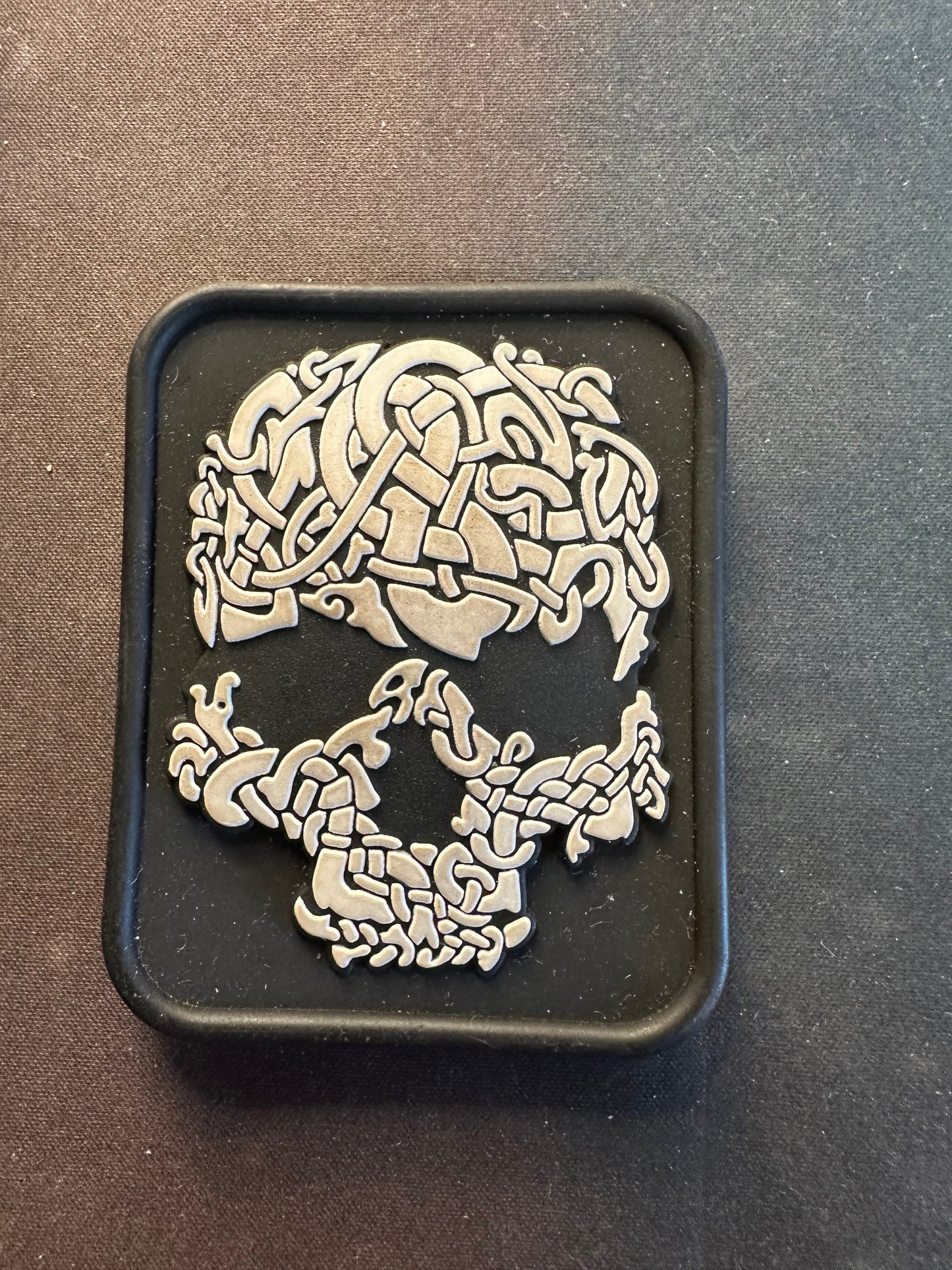 Skull morale worn patch
