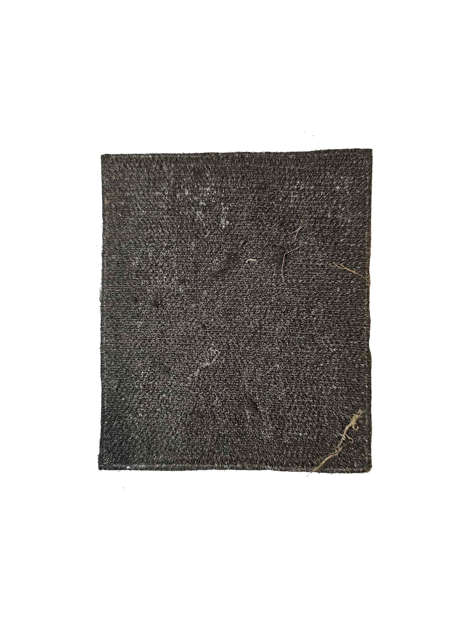 Olive green felt patch on velcro