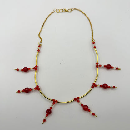 Beautiful handmade crystal Necklace