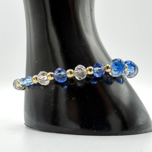 Beautiful handmade crystal bracelet