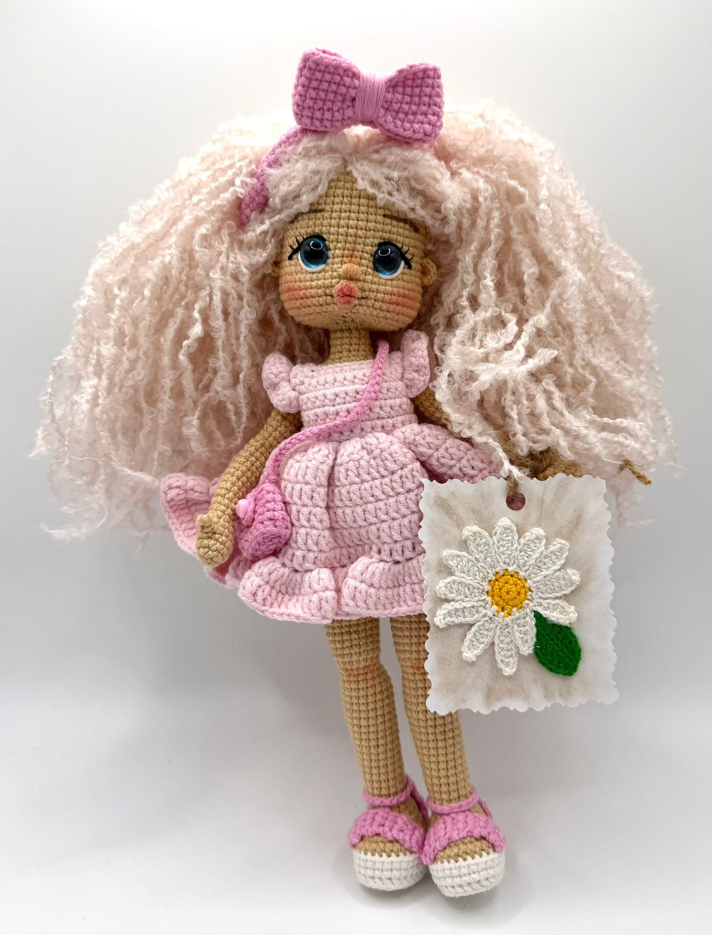 Big Hair Knitted Doll