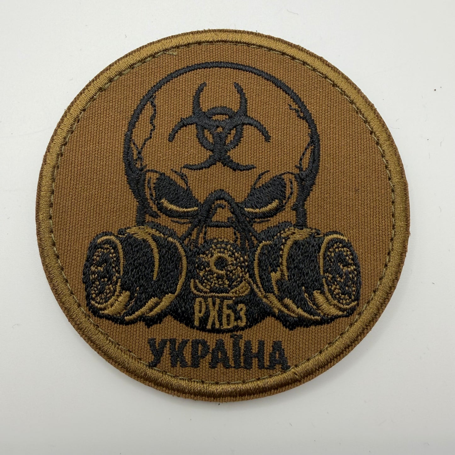 Skull and respirator patch