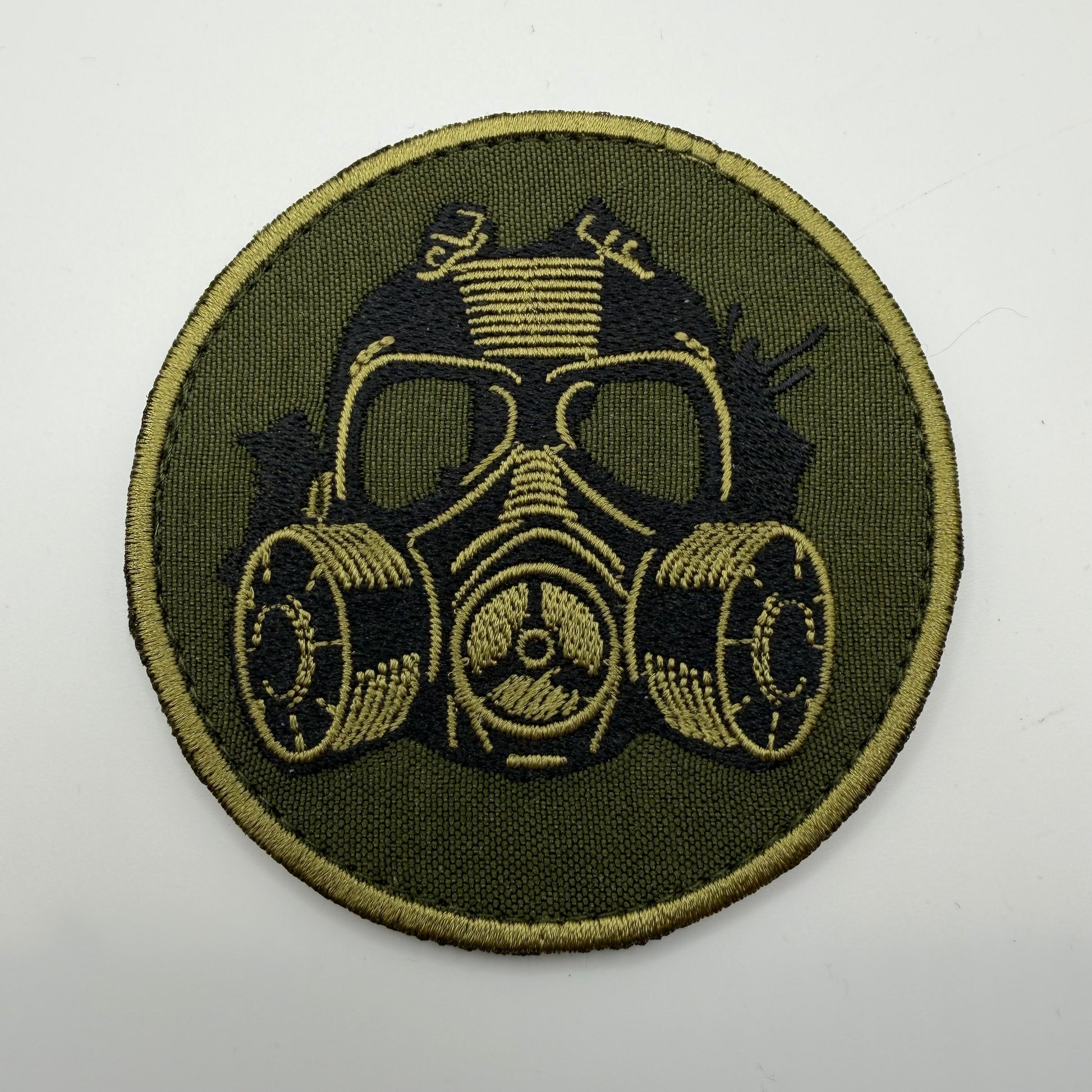 Skull and respirator patch