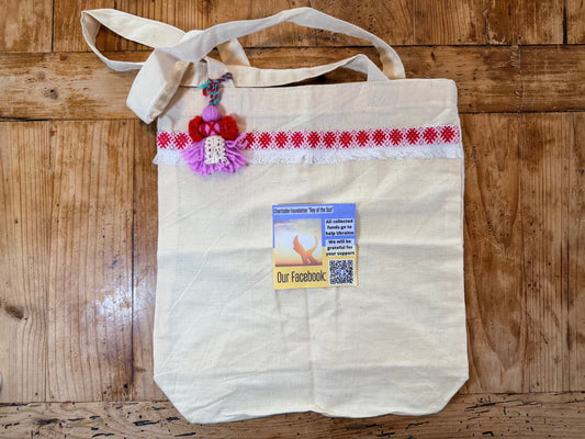 Handmade Ladies Canvas Bag - Made in Ukraine