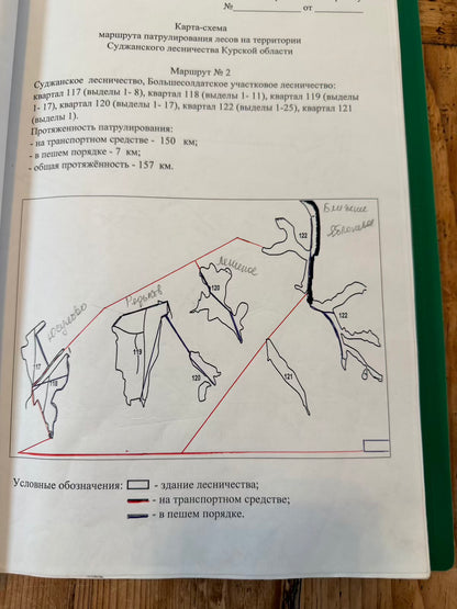 Ruzzian Forestry document folder