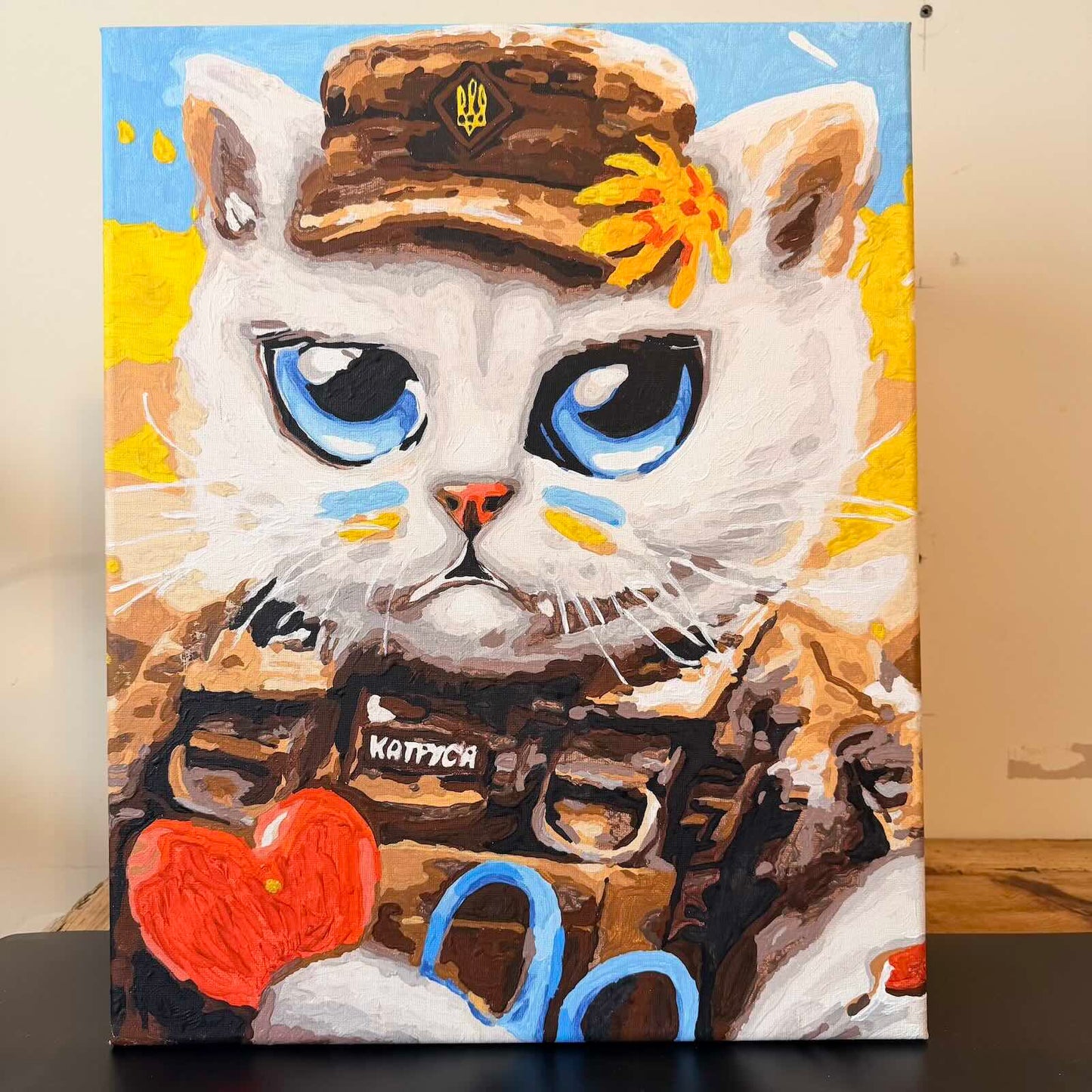 Canvas and Watercolour "Katrysia"