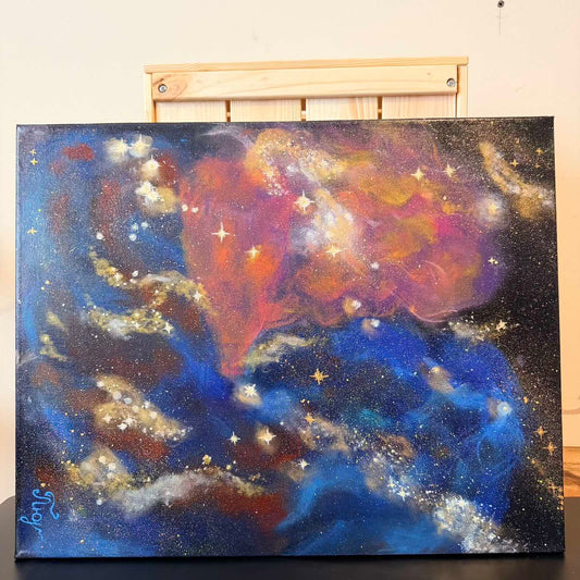 Canvas and Oil "Heart of the Cosmos"