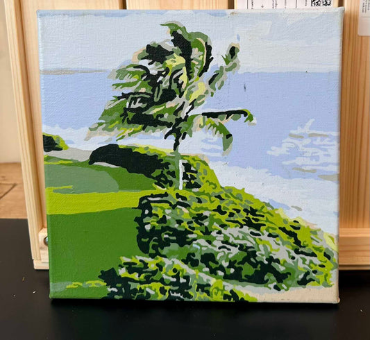 Canvas and Oil "Edge of the Shore"