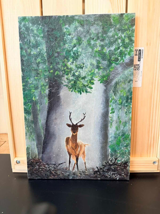 Wood and Oil "Guardian of the Chornobyl Forest"