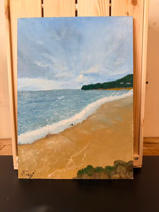 Wood and Oil "Morning on the Odesa Coast"