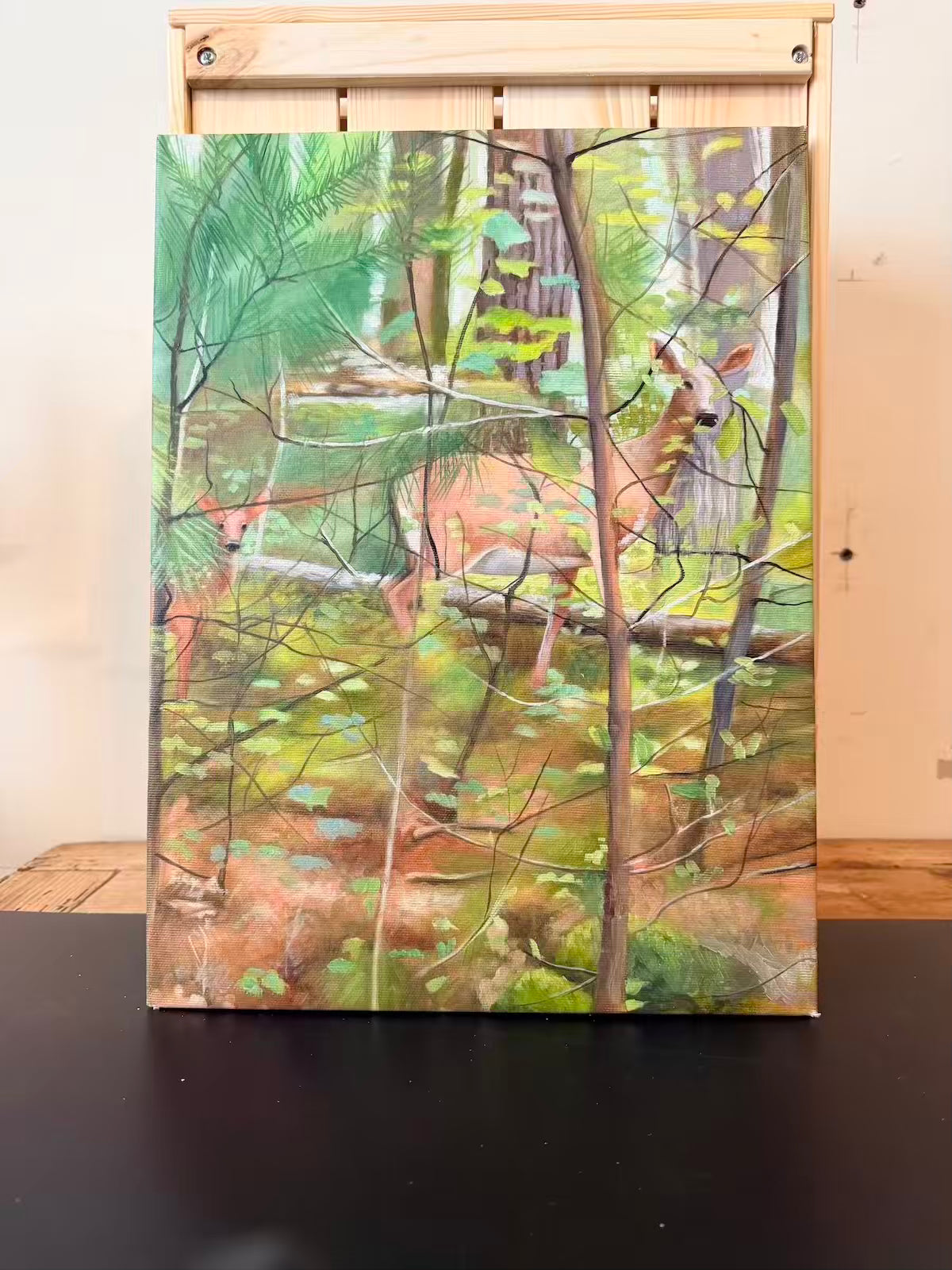 Canvas and Oil "Silent Forest of Chornobyl"