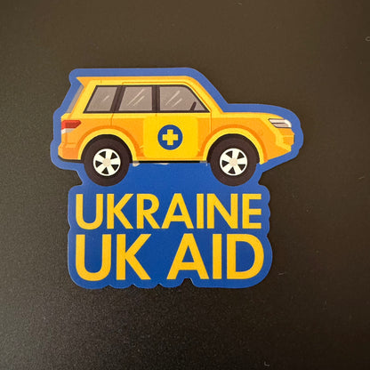 Official Ukraine UK Aid Fridge Magnet – Limited Production Run