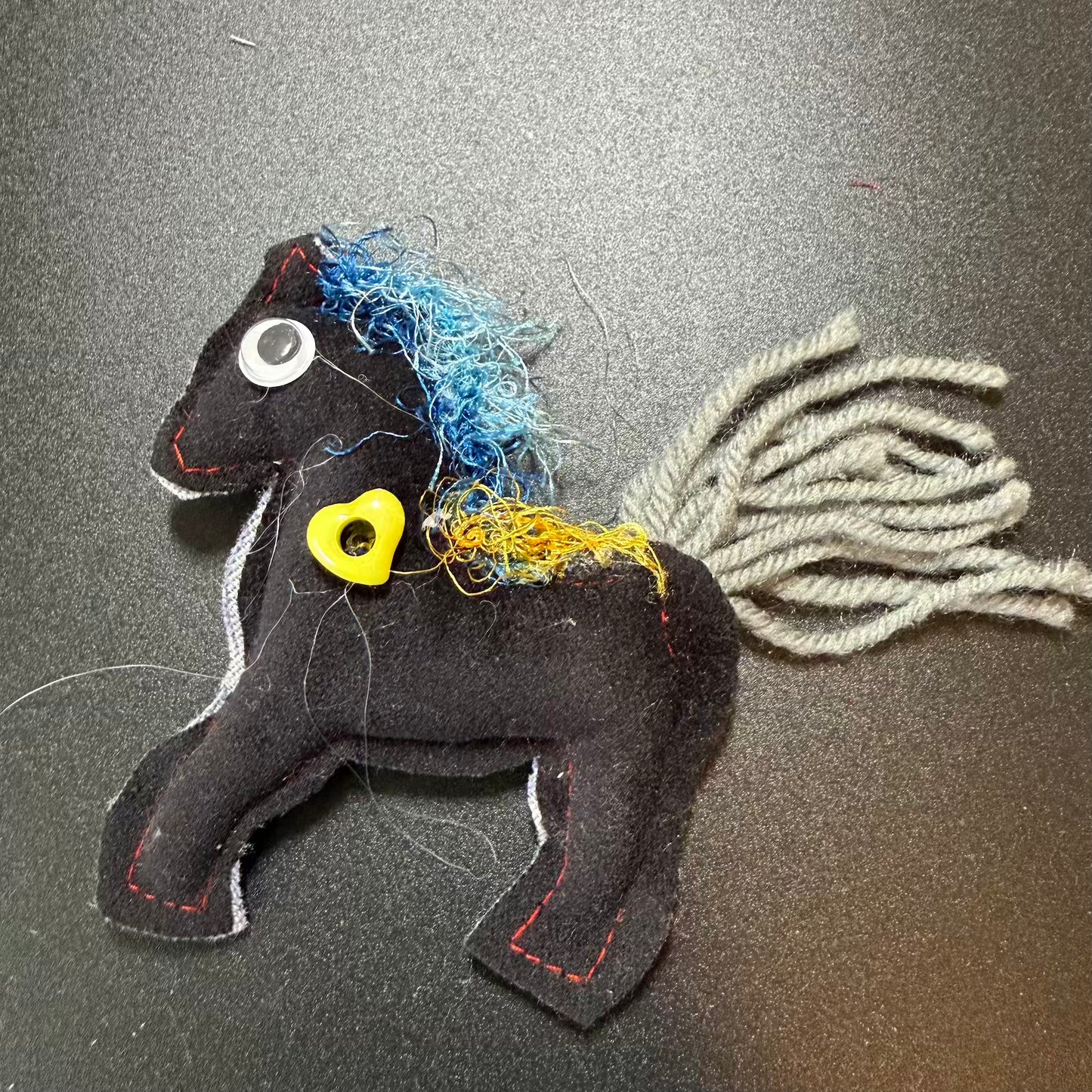 Handmade Ukrainian Horse Ornament – Folk Art Hanging Decoration 🇺🇦