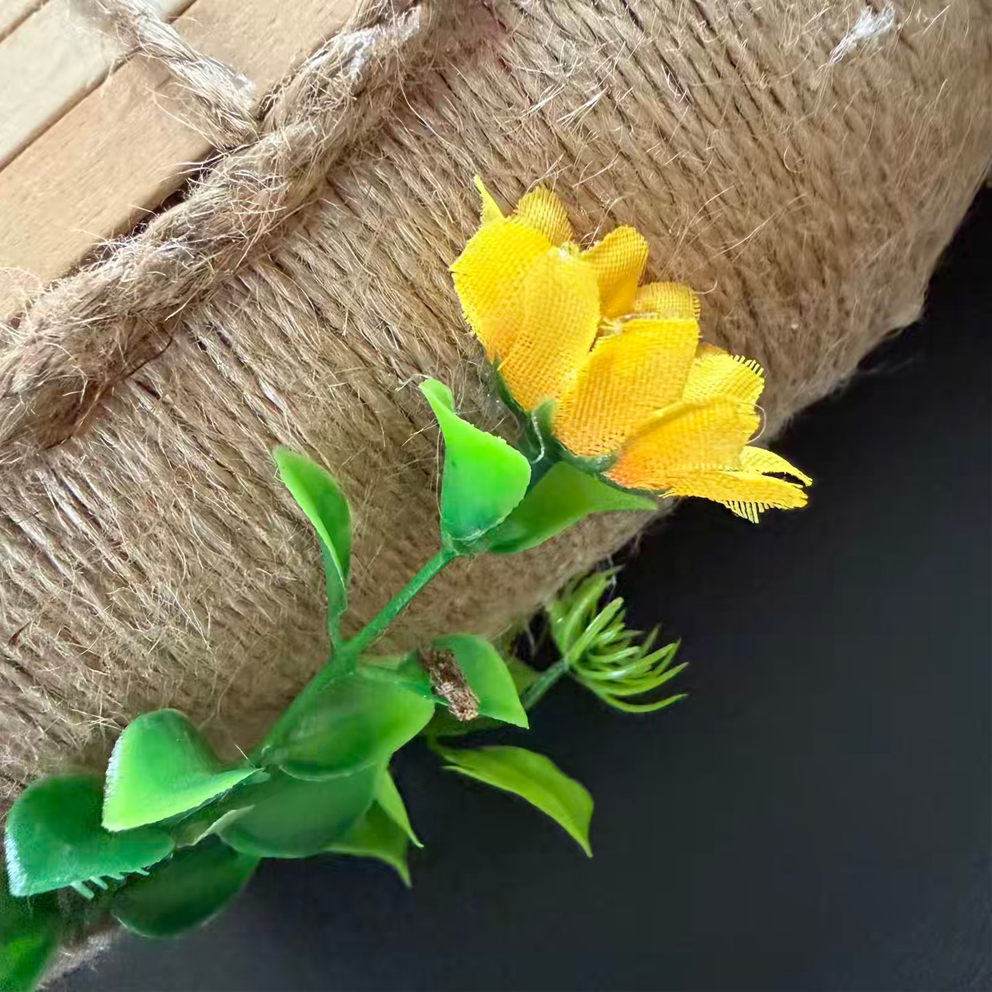 Handmade Ukrainian Sunflower Cottage Bottle Ornament – Folk Art from Ivankiv, Kyiv Oblast