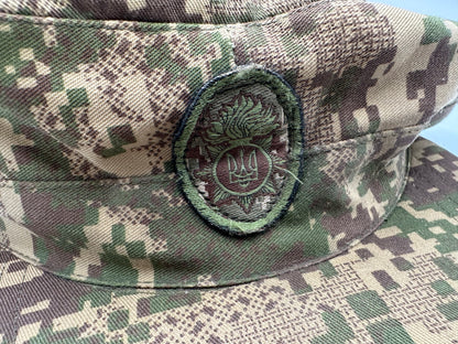 Original worn Battle cap of the National Guard of Ukraine