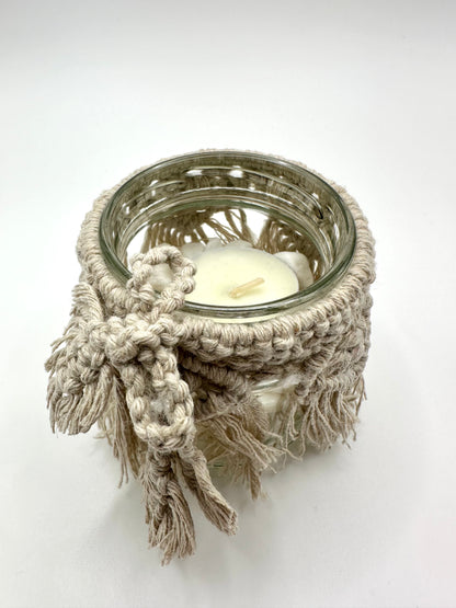 Glass Jar Candle Holder