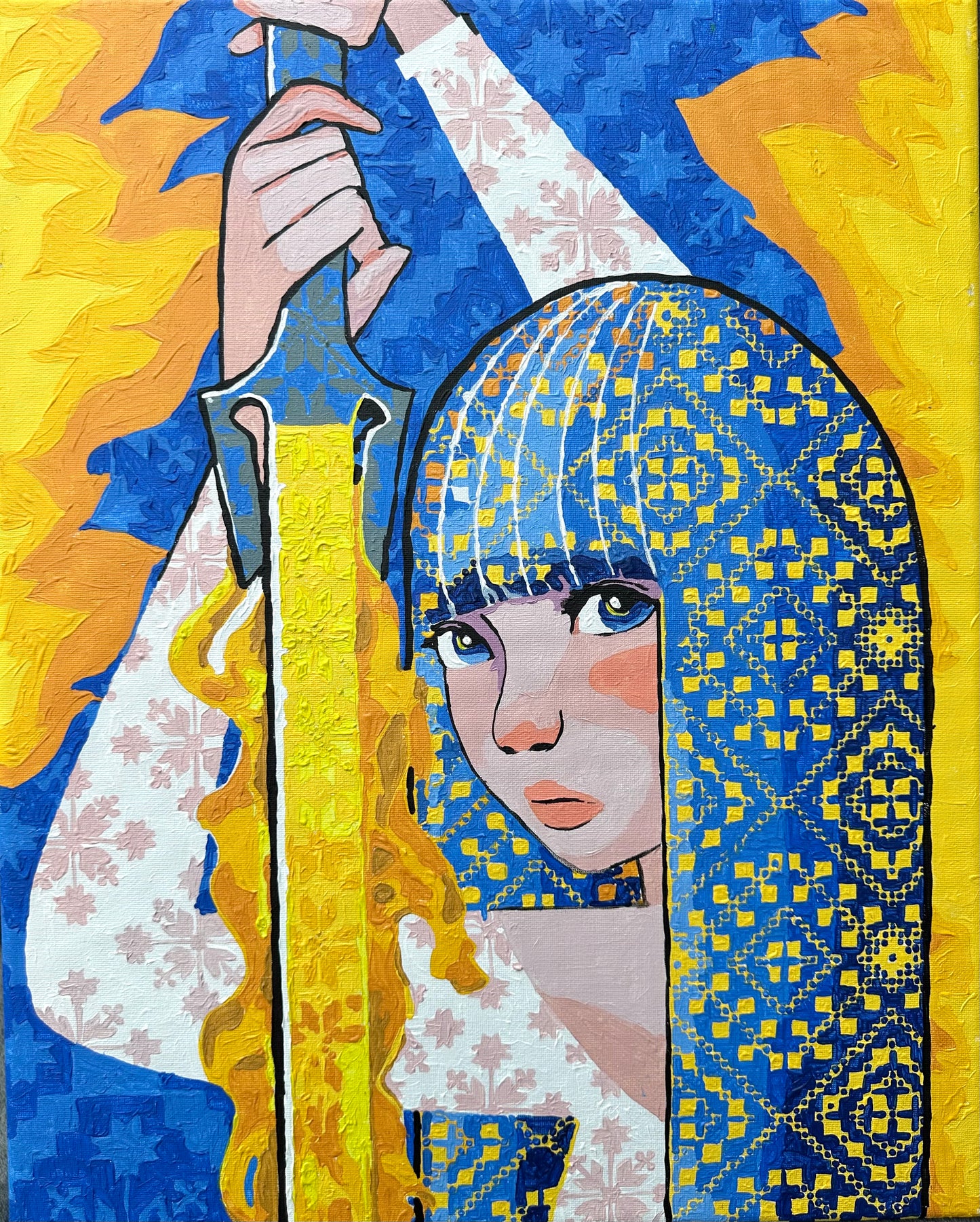 Canvas and Oils "Brave Ukrainian"