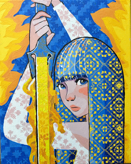 Canvas and Oils "Brave Ukrainian"